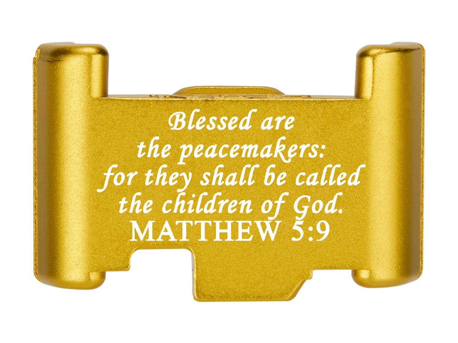 NDZ Performance Slide Racker Assist Cover Plate for Sig P365 P365X P365 XL P365 SAS Laser Engraved Aluminum in Gold - Choose Design