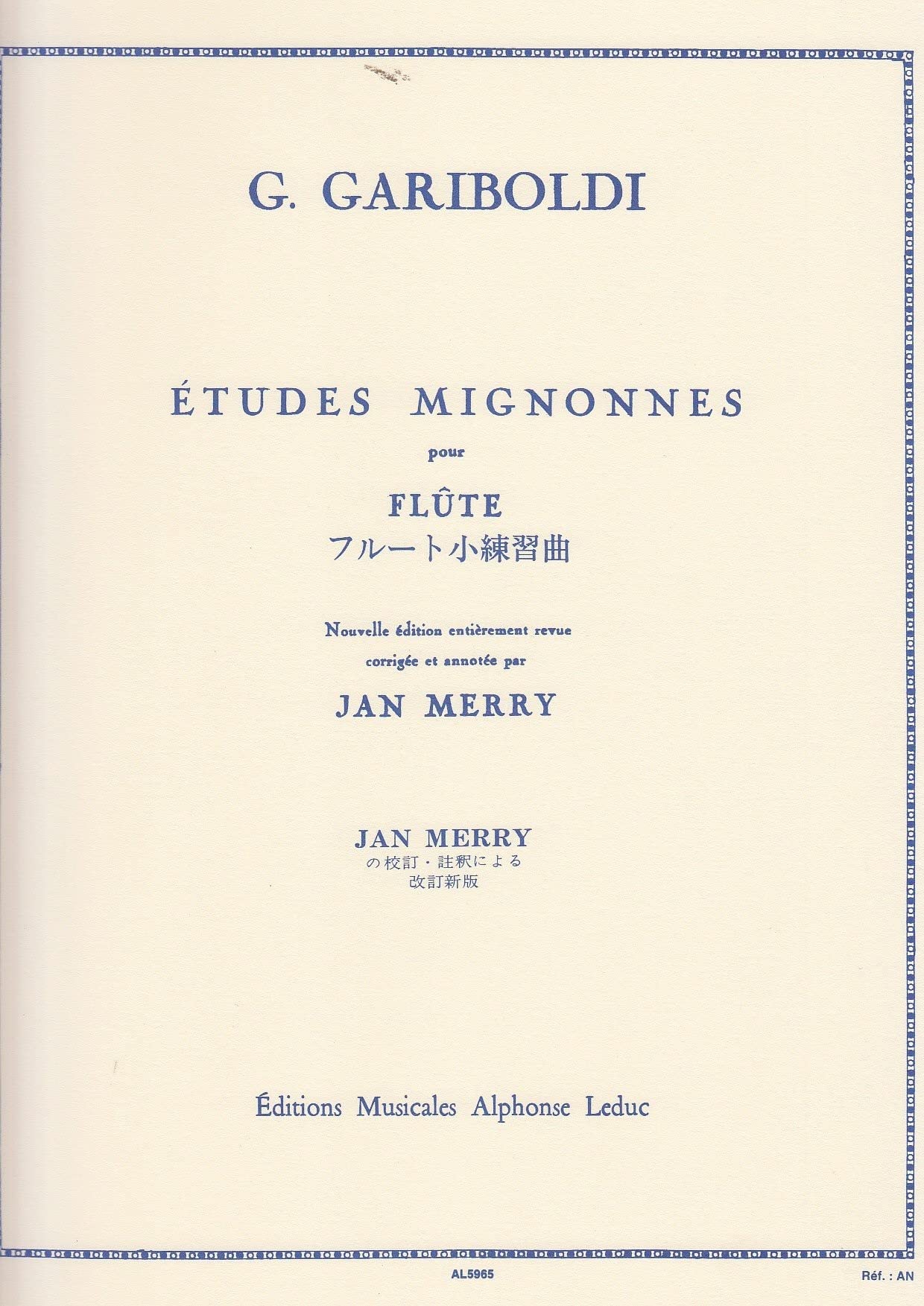 ETUDES MIGNONNES OP131 FLUTE