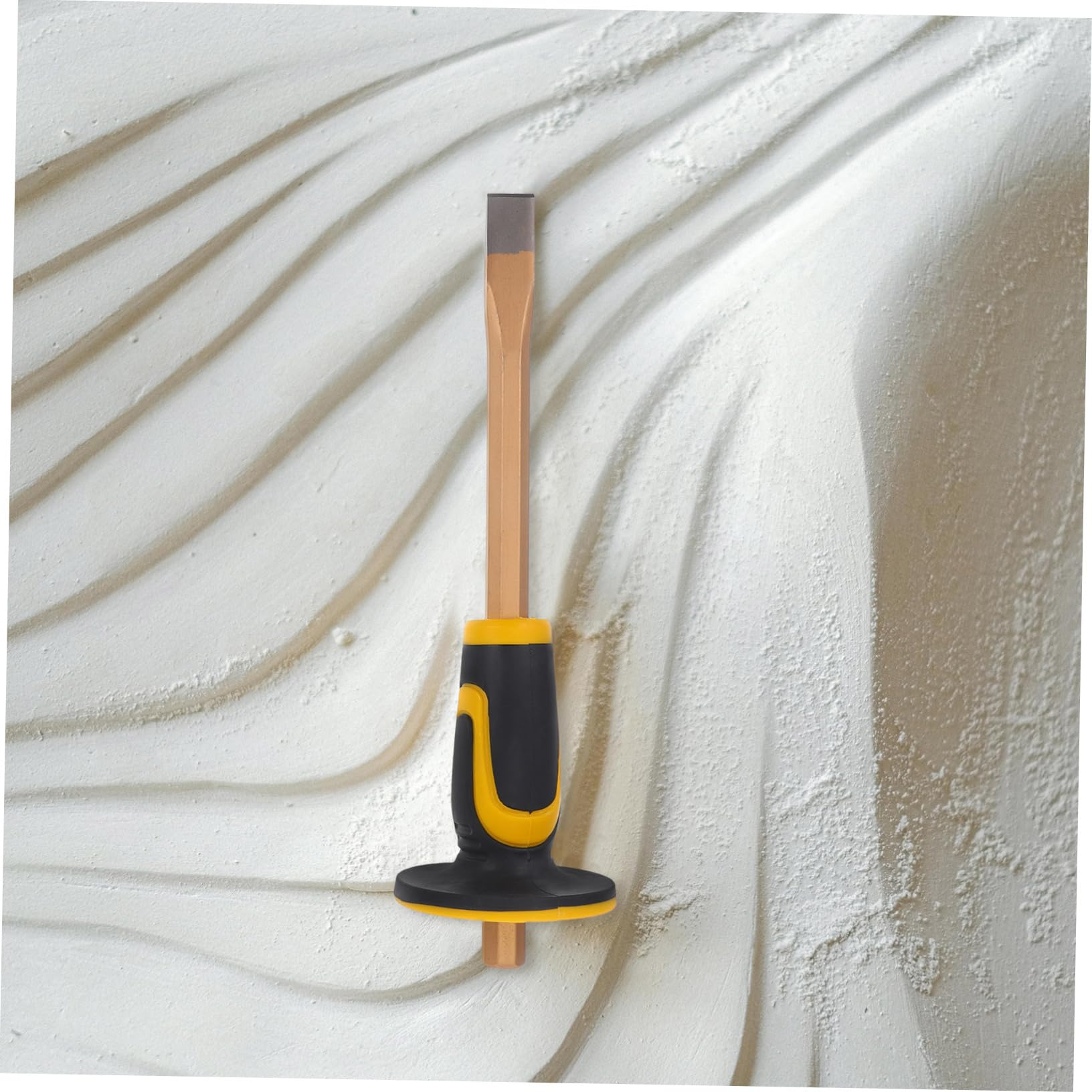 Amosfun 2 Pezzi scalpello da muratura martello da roccia Piatto opere murarie calcolo scheggiatura chiesl in muratura Strumenti per muratori strumento per la lavorazione del legno plastica