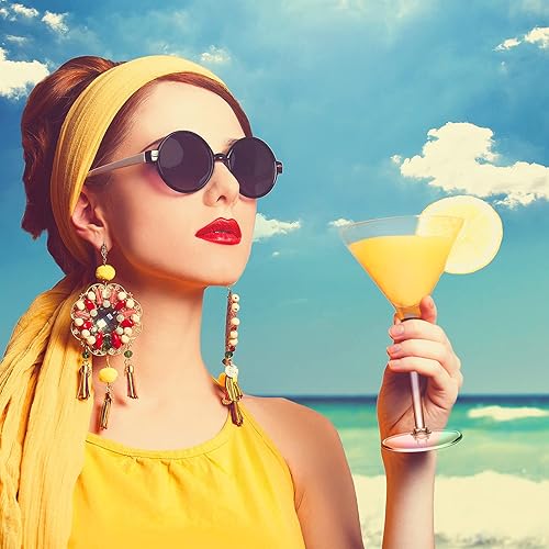 Miniatura 5 de Vasos de Martini de plástico de 10 onzas vasos de cóctel acrílicos irrompibles vasos de plástico vasos de postre vasos de cóctel vasos de bebidas