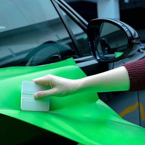 Miniatura 6 de FOSHIO Paquete de 4 herramientas aplicadoras de vinilo profesionales para automóvil, escobilla económica de 4 pulgadas para teñir ventanas,