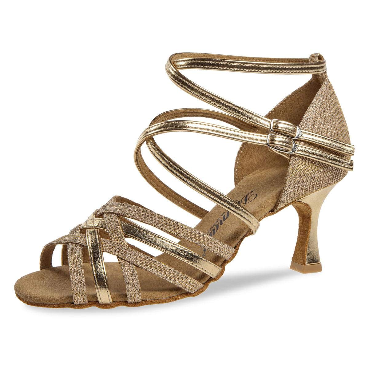Diamant TANZSCHUHMANUFAKTUR Damskie buty do tańca 108-087-559, złote, rozmiar 37 1/3 UE