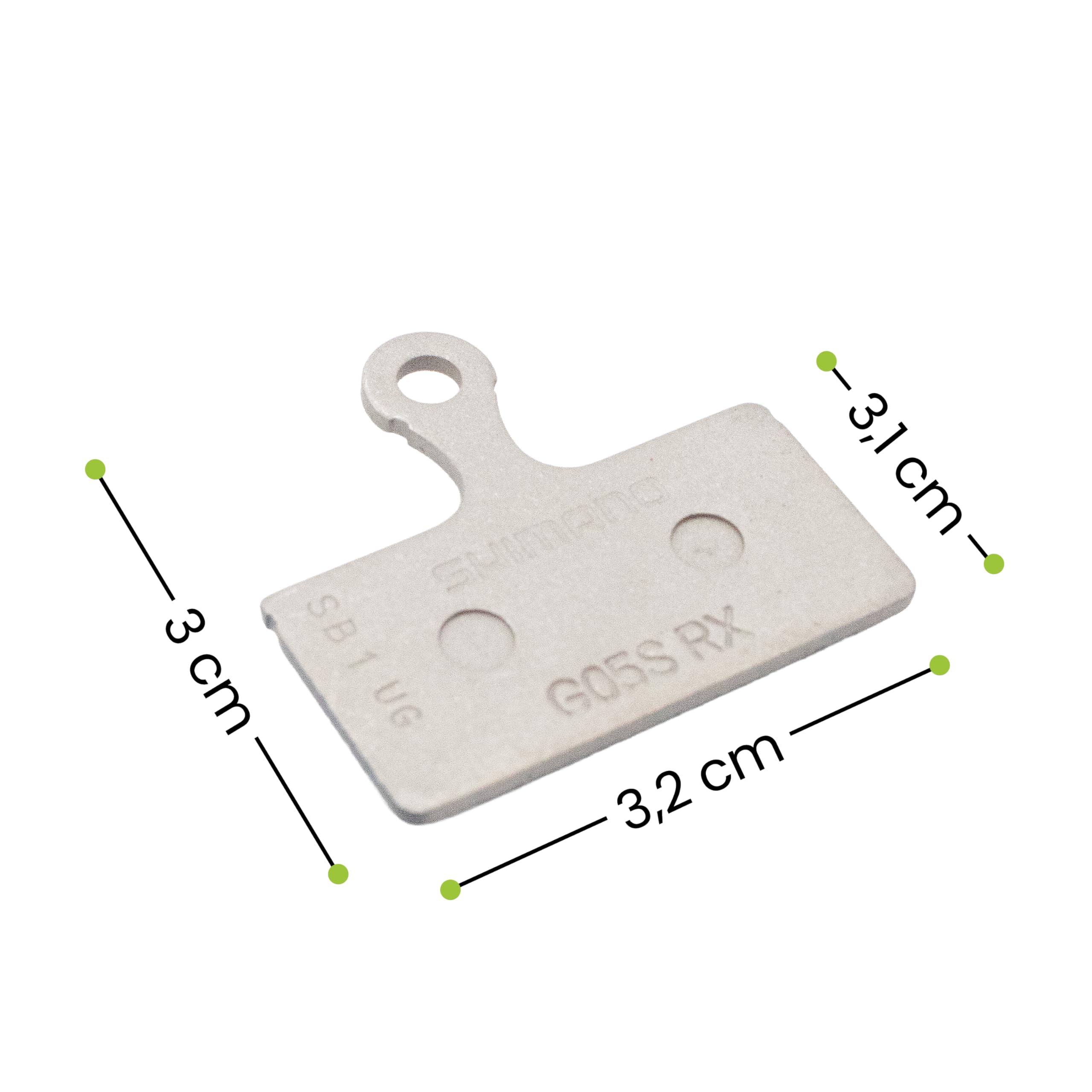 MSZweirad 2X Shimano Scheibenbremsbeläge Resin G05S-RX mit Bleedblock G03S Nachfolger