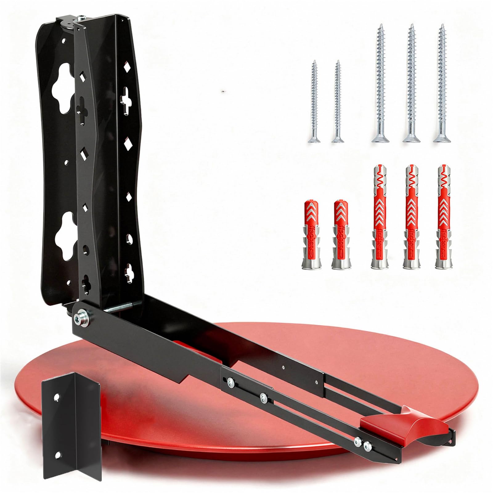 Supporto da Parete Girevole per Bicicletta | Porta Bici MAX. 40 kg | Appendici per Biciclette Senza Sollevamento Pesante per Garage | Supporto Pieghevole e Rotante ±70° per Biciclette |