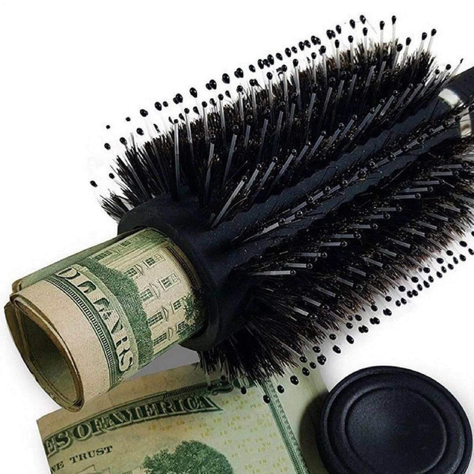 Caja fuerte de desviación, ocultador de dinero, 1.2 x 8.9 x 1.2 pulgadas, almacenamiento de viaje, soporte oculto reutilizable, caja fuerte portátil disfrazada, negro, protección de objetos de