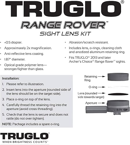 Miniatura 2 de TRUGLO Mira de proa, lente 2X 0.50 dioptrías Tg (TG70A)