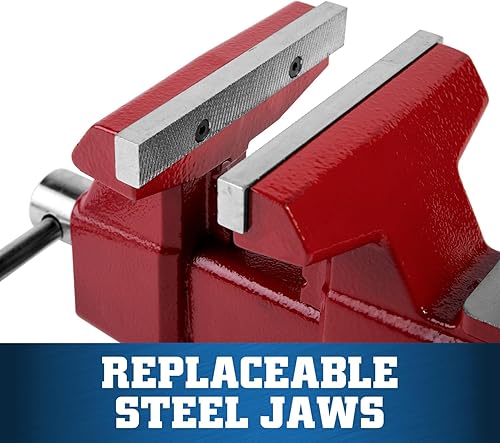 Miniatura 10 de Wilton Utility HD tornillo de banco, 6-1/2" ancho de mandíbula, apertura de mandíbula de 6-1/4", garganta de 4-1/4" (modelo 656UHD)