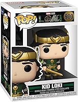 Vista 3 de POP Marvel: Loki - Kid Loki con cocodrilo Loki Pop! Figura de vinilo (empaquetado con funda protectora compatible con POP Box), multicolor, 3.75