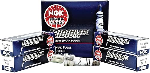 NGK Bujía BKR6EIX Iridium IX (6418-4PK) Caja de 4