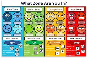 Unlock Emotional Intelligence with the Zones of Regulation Educational Poster
