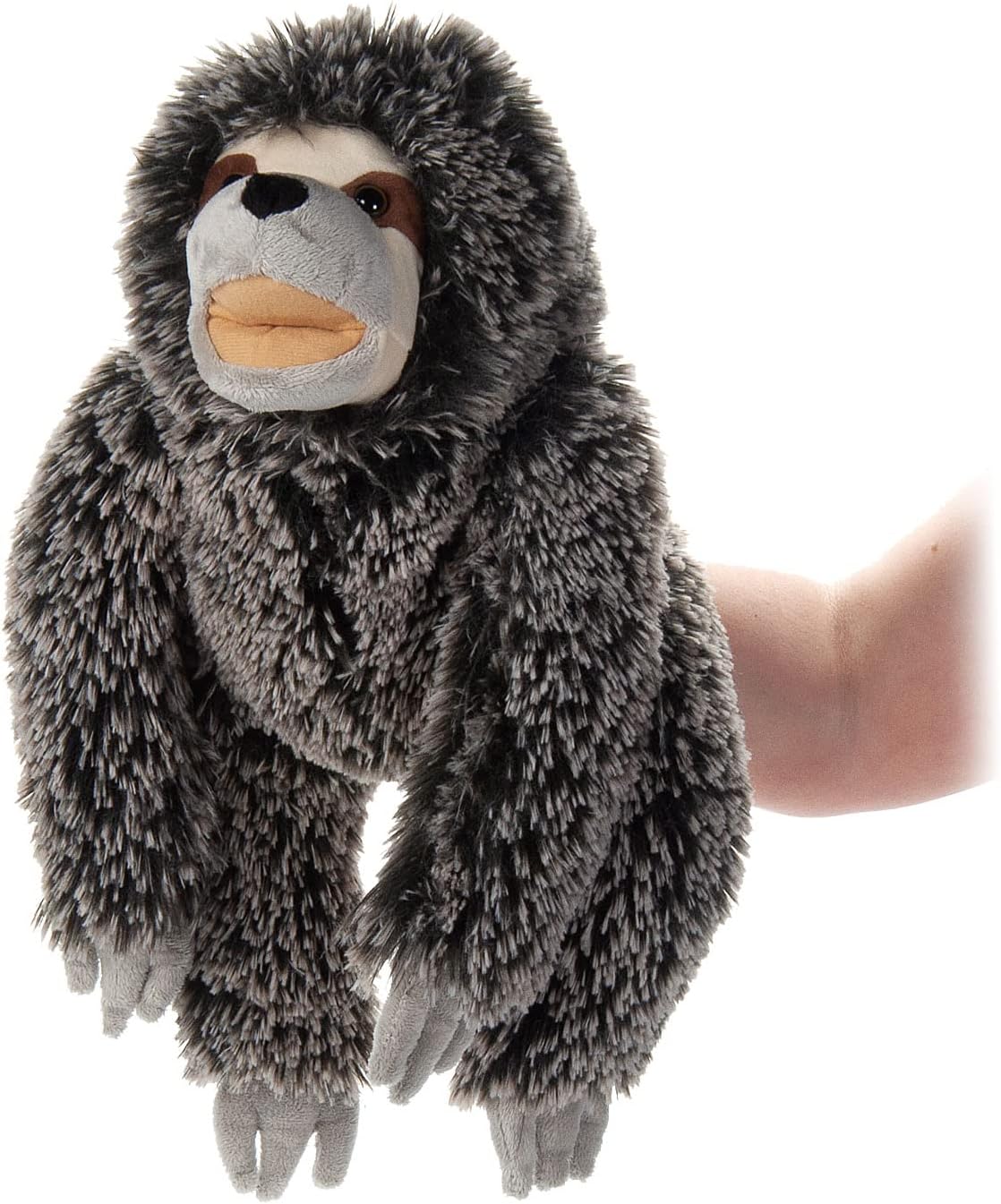 The Petting Zoo Sloth Hand Puppet Stuffed Animal Plushie