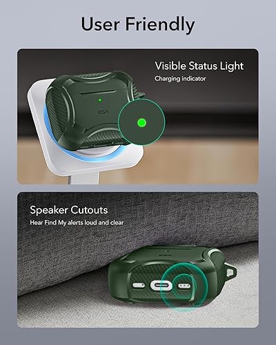 Miniatura 9 de ESR for AirPods Pro 3 Case (2025), Compatible with Airpods Pro 3rd Generation Case (USB-C Cable), Magnetic Lid, MagSafe Ready, Powerful Drop