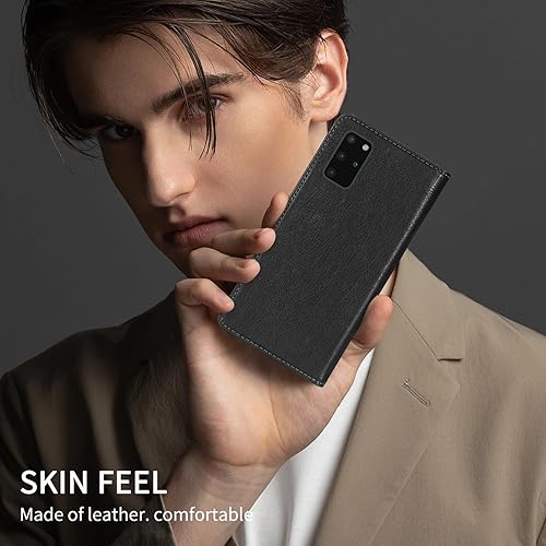 Miniatura 6 de Funda tipo cartera para Samsung Galaxy S20 Plus con bloqueo RFID, soporte de ranura para tarjetas, funda protectora de cuero con tapa magnética