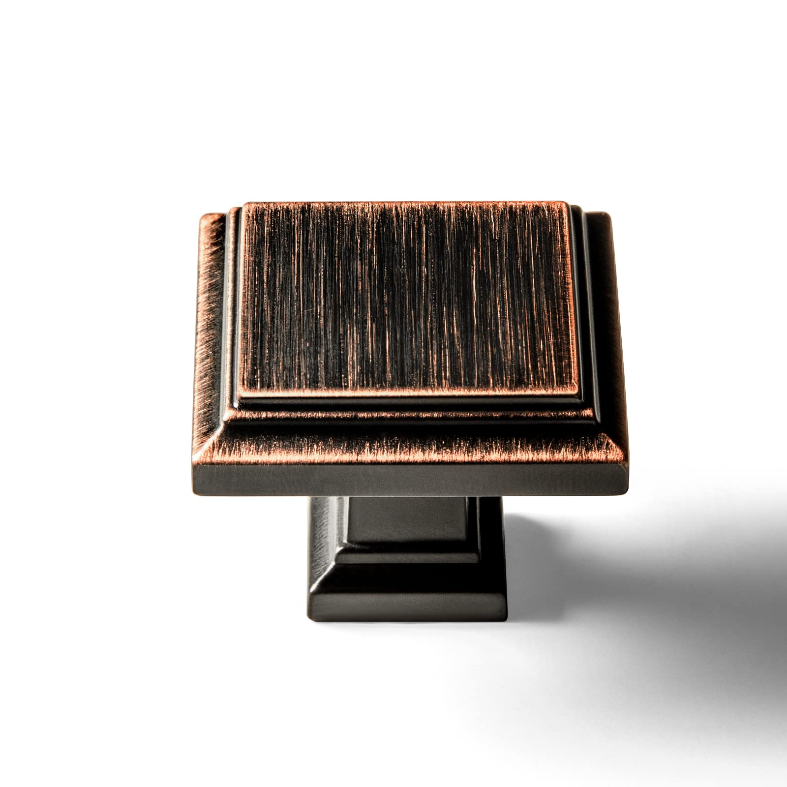 Goo-Ki American Style Oil Rubbed Bronze 3.78''Cabinet Pull Modern Cabinet Knobs and Handle Drawer Handle Vintage Cabinet Wardrobe Furniture Hardware 002ORB (Color : Knob, Size : 6 Pack)