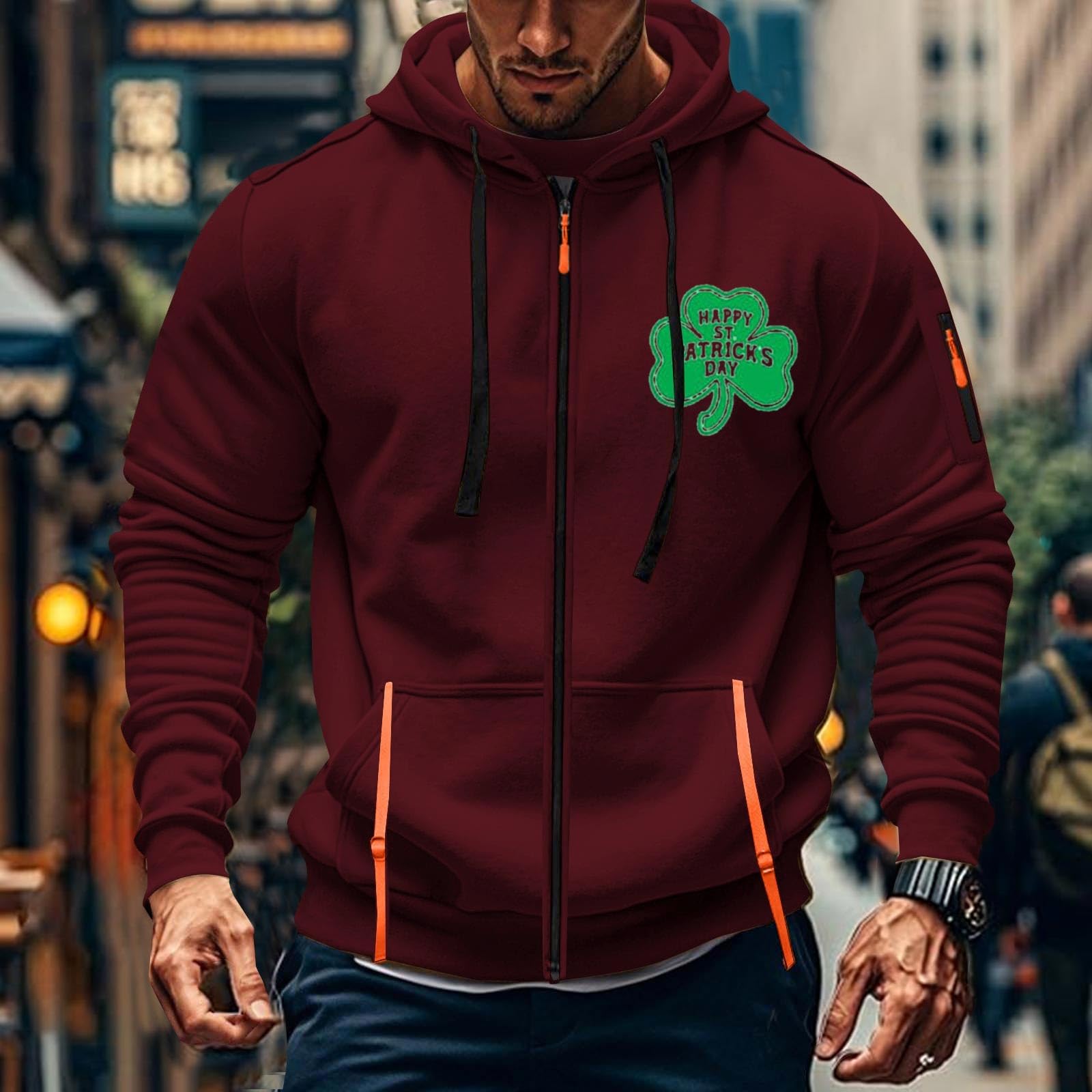 Ropa Protección Solar Men's Casual Fashion Loose St. Printed Zipper Long Sleeved Hoodie Cuchillo Tops Oversized Gym Pijama Parejas Top Deportivo Impermeable Chaqueta De Deporte para