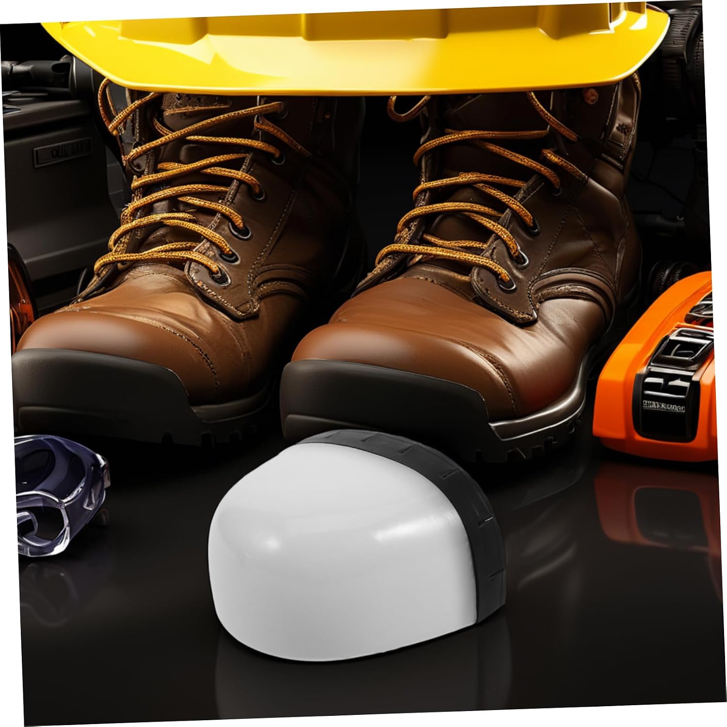 Vaguelly Cap Safety Overshoes Work Shoes Toe Cover Boot Protectors Protective Safety Guard Metatarsal Shoe Guard
