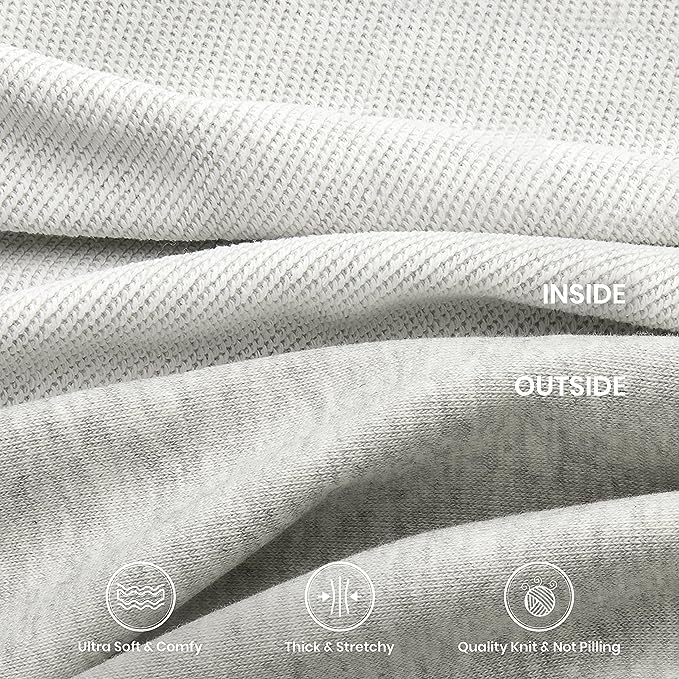 CRZ YOGA Comfy Cotton Sweat Shorts for Women Casual Summer Drawstring for Gym Lounge Workout Jersey with Pockets - Image 5