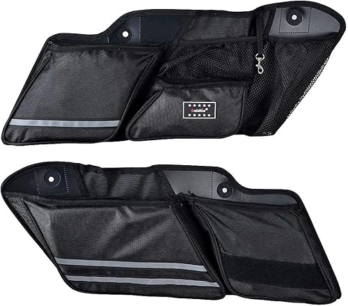 Miniatura 5 de Goldfire Organizador de alforjas Harley para bolsa de sillín Harley, organizador de herramientas lateral, bolsa de almacenamiento para Touring Road