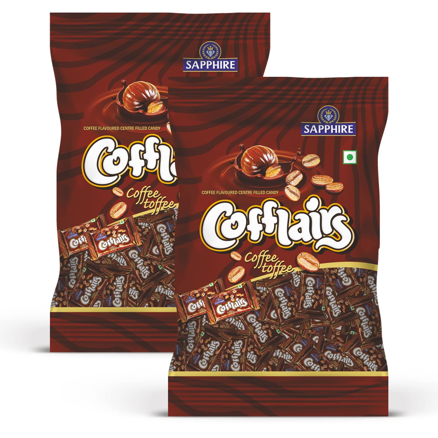 Sapphire Cofflair, 550 g Each-Pack of 2||Coffee Filled Candies (B09J4N5JDG) Amazon Price History, Amazon Price Tracker