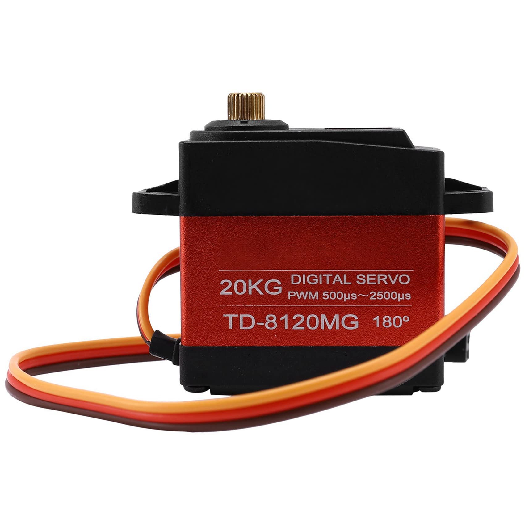 4X Td-8120Mg wasserdichte Metall Ausrüstung Digital Servo mit 20Kg Hohes Drehmoment 180 für Rc Fern Bedienung Auto Modell Fahrzeug 20Kg Servo