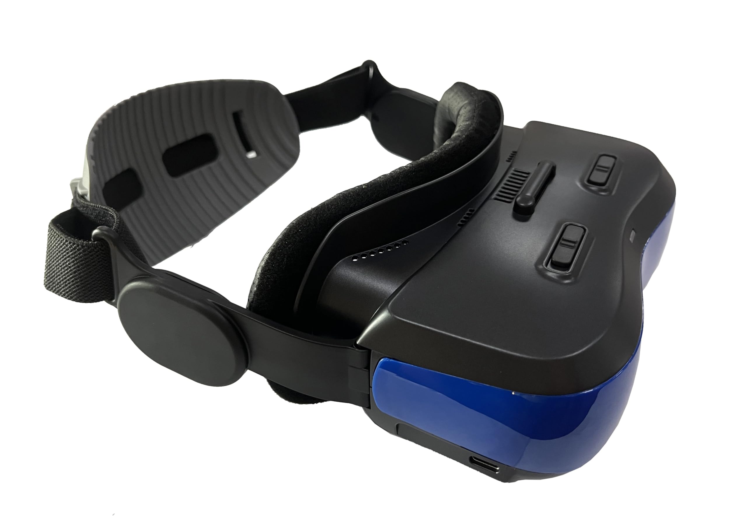 VISIONhmd Immersive Video Glasses with Dual Speakers. USB-C Input, Easy Connect to i-Phone 15/16/17,Plug and Play, no Need APP, Lightweight Headset,