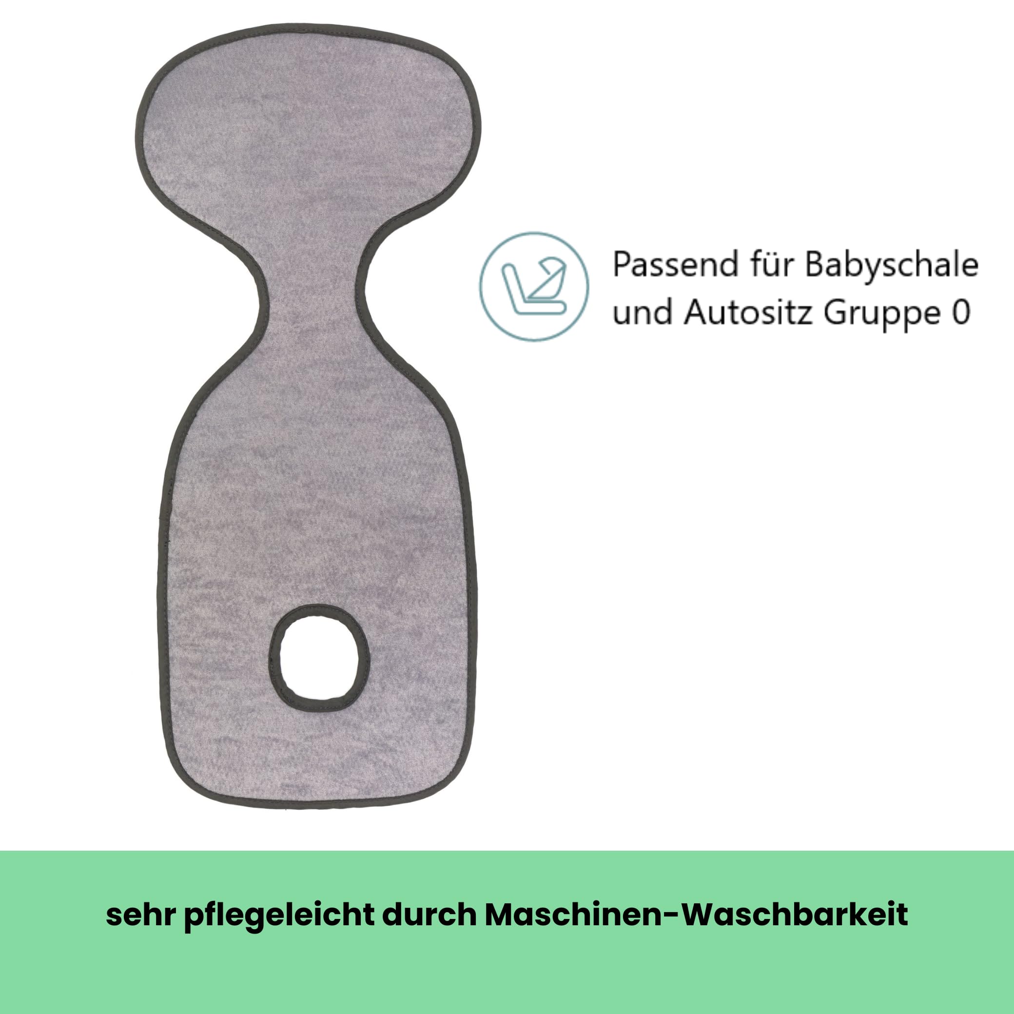 Fillikid Atmungsaktive Sommer Sitzeinlage, Sitzauflage für Kinderwagen, Buggy und Kindersitz Gruppe 0-3 - Kühlt und schützt den Sitzbezug vor Flecken, Sommerbezug Babyschale