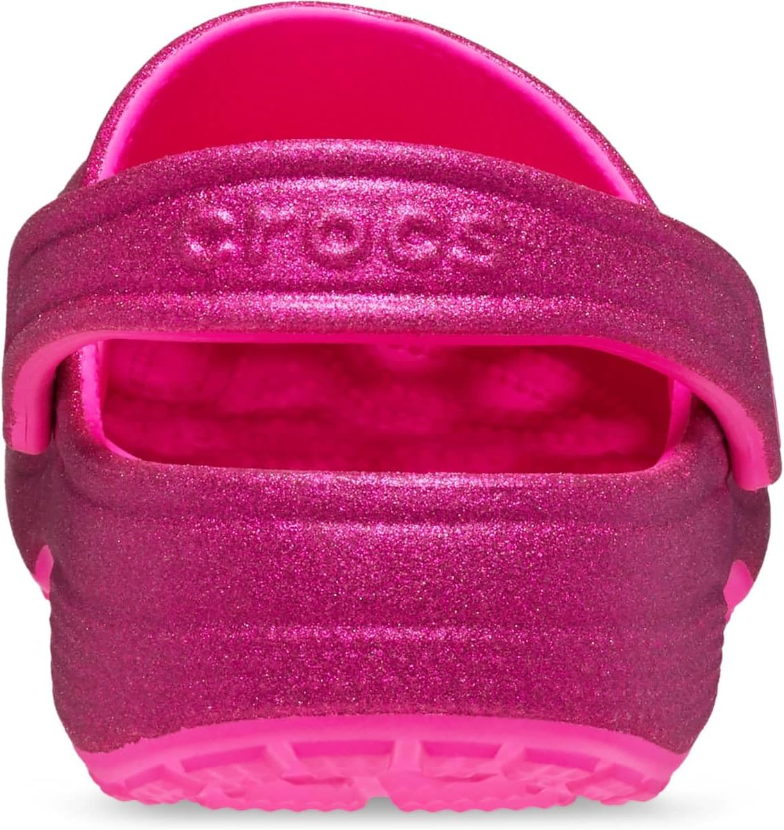 Crocs Unisex Classic Clog - Glitter Pink Crush Men 9 Women 11 Medium