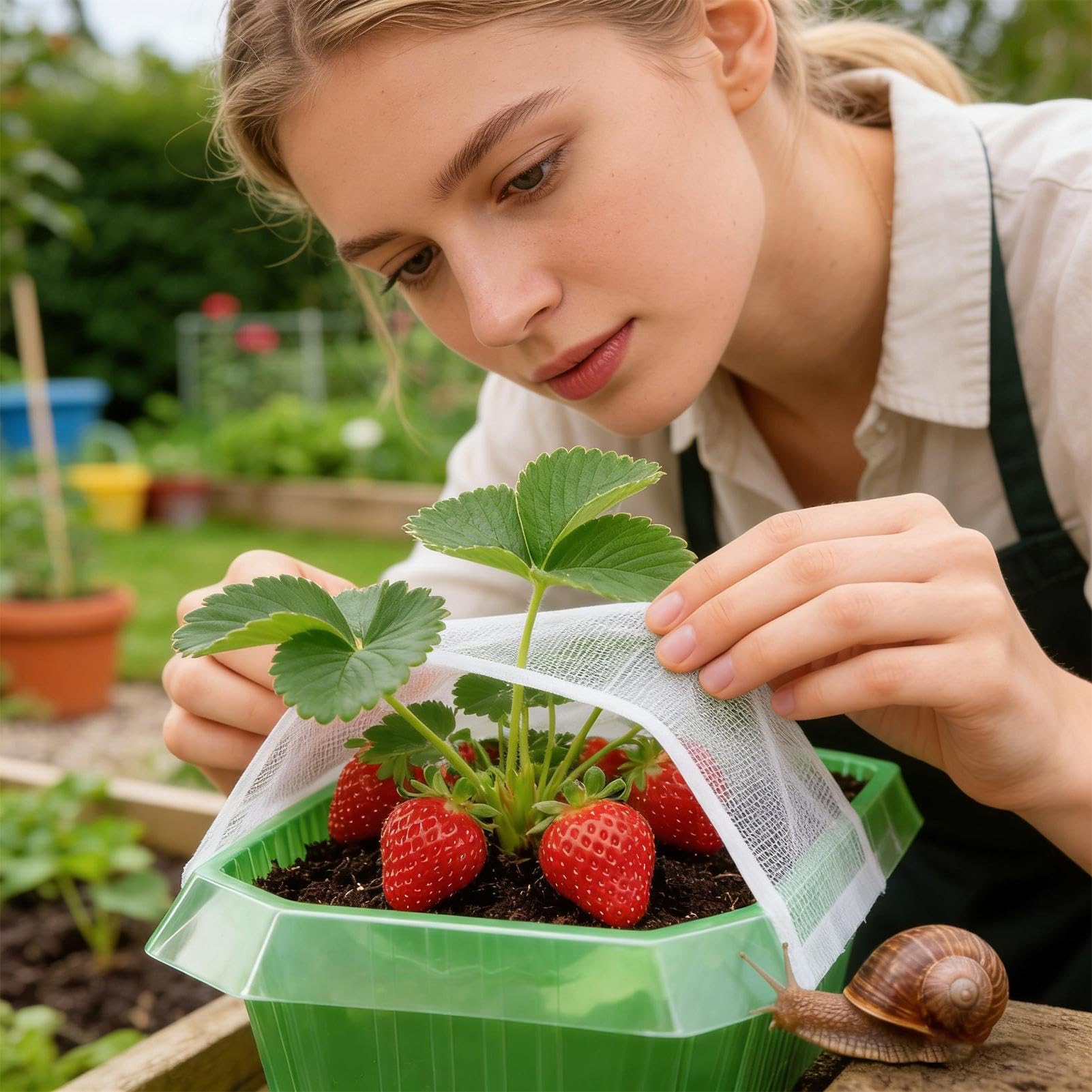 Cloche de Jardin 20 Pièces de Fournitures de Jardinage de Protection