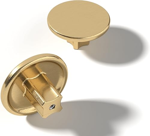 Paquete de 10 tiradores de metal sólido para gabinetes de baño y decoración del hogar, manijas de gabinete de cocina de metal inoxidable  Paquete de