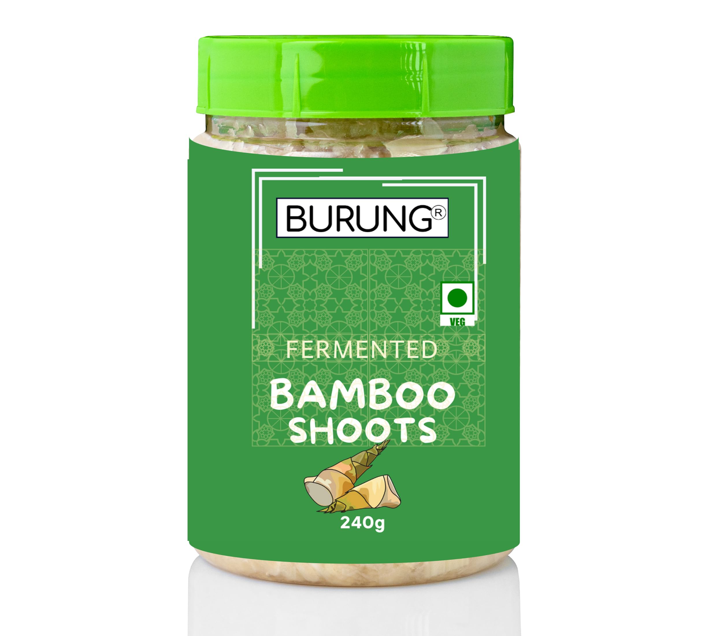 BURUNG Fermented Bambooshoot Sliced Large Pieces| Raw Bamboo Shoot |KHORISA |Soibum | 240g - Image 8 thumbnail