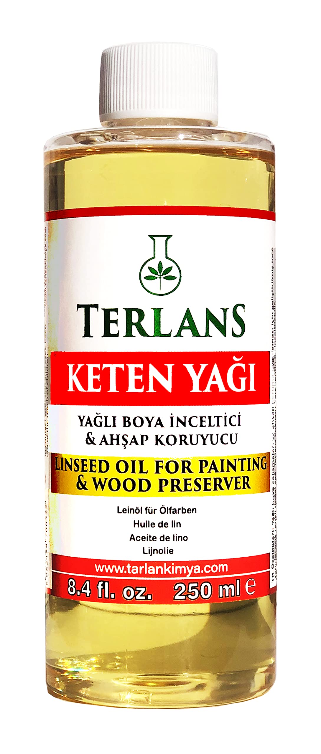 Terlans Doğal Ahşap Cila Seti Gomalak + Keten Yağı + Sürme Topu + Süngerli Zımpara