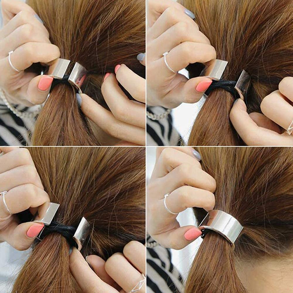 Sularpek 30 Pezzi Elastici per Capelli, 6 Colori 4 cm, per Donna e Bambina, Codini Senza Metallo per Capelli Spessi, Elastico per Ragazza Colori Misti