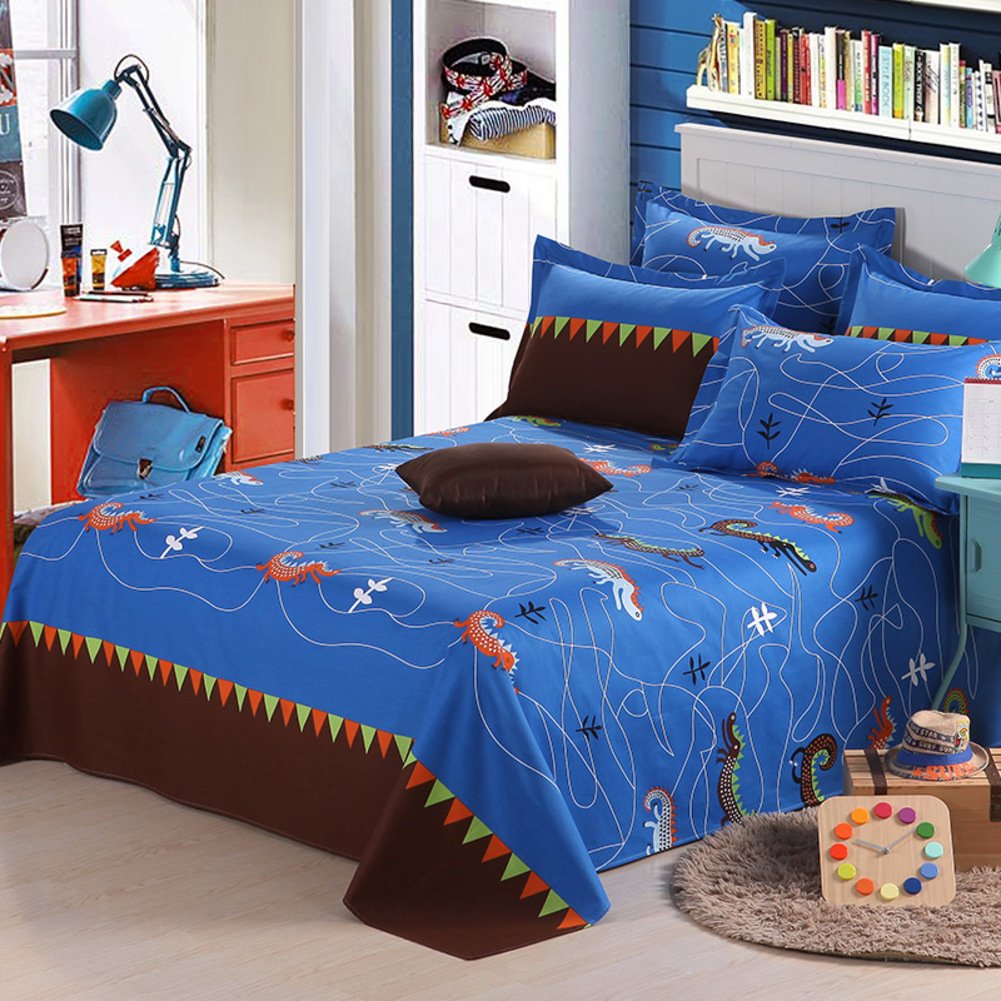 Draps en coton rembourré double épaisseur grand drap tissé fin
