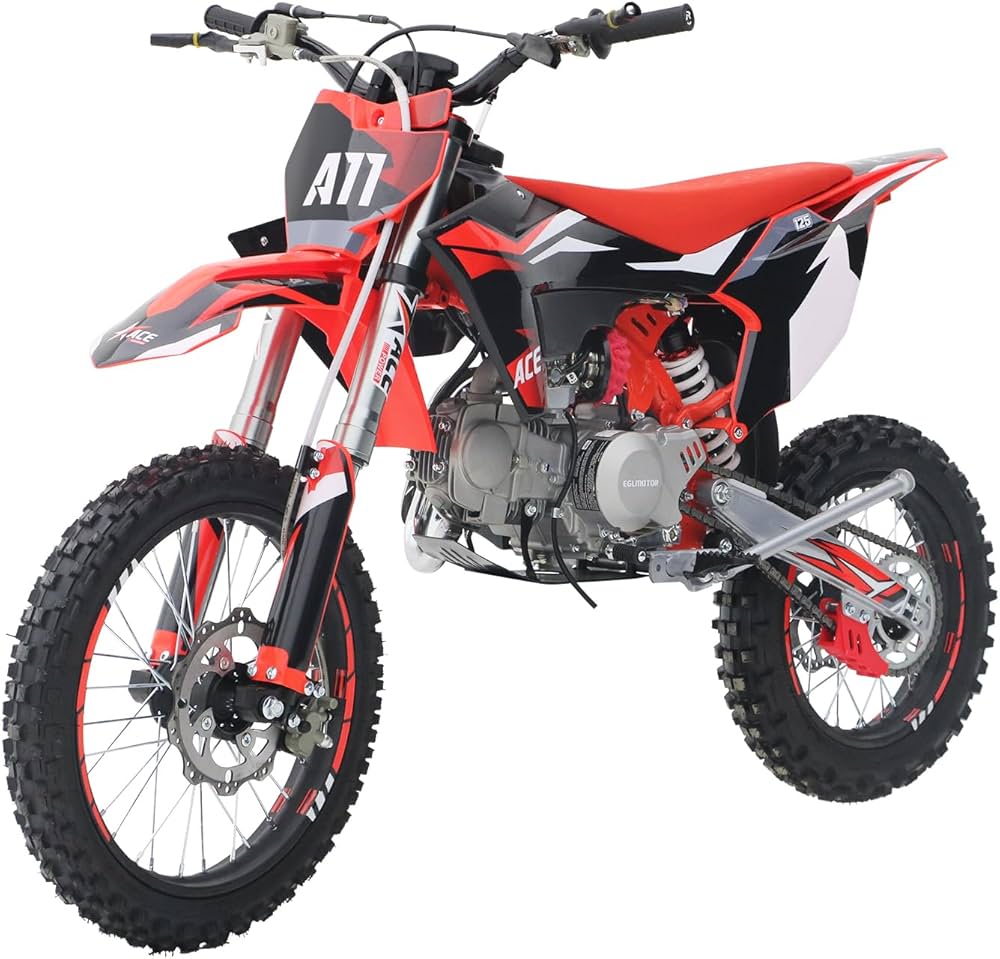 Amazon.com: ACE POWER A11 125CC Dirt Bike Powered by ZONSEN Engine