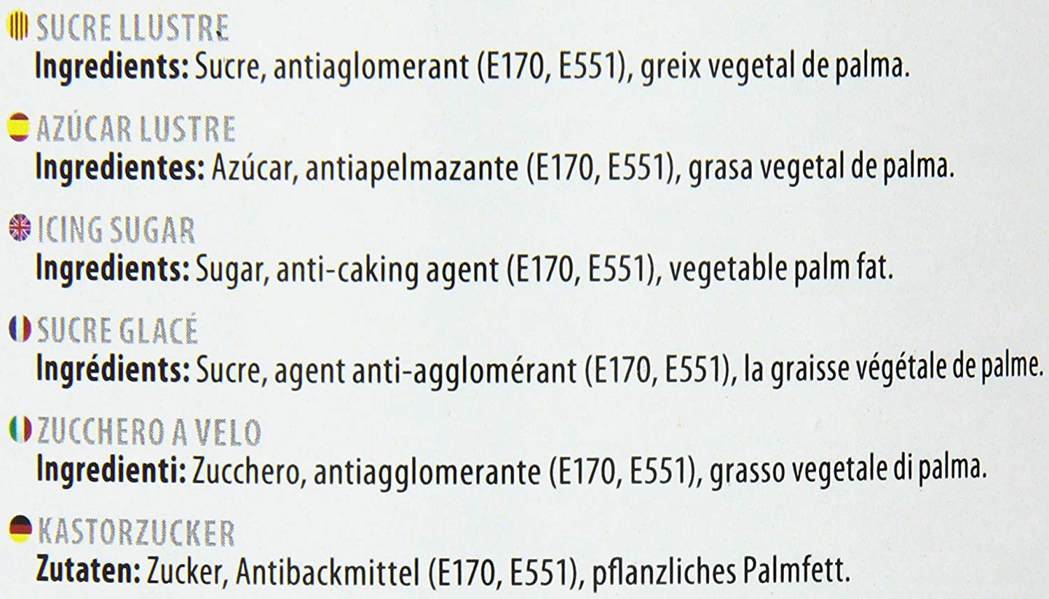 Sosa - Azúcar glaseado antihumedad (resistente a la humedad) - 750 g
