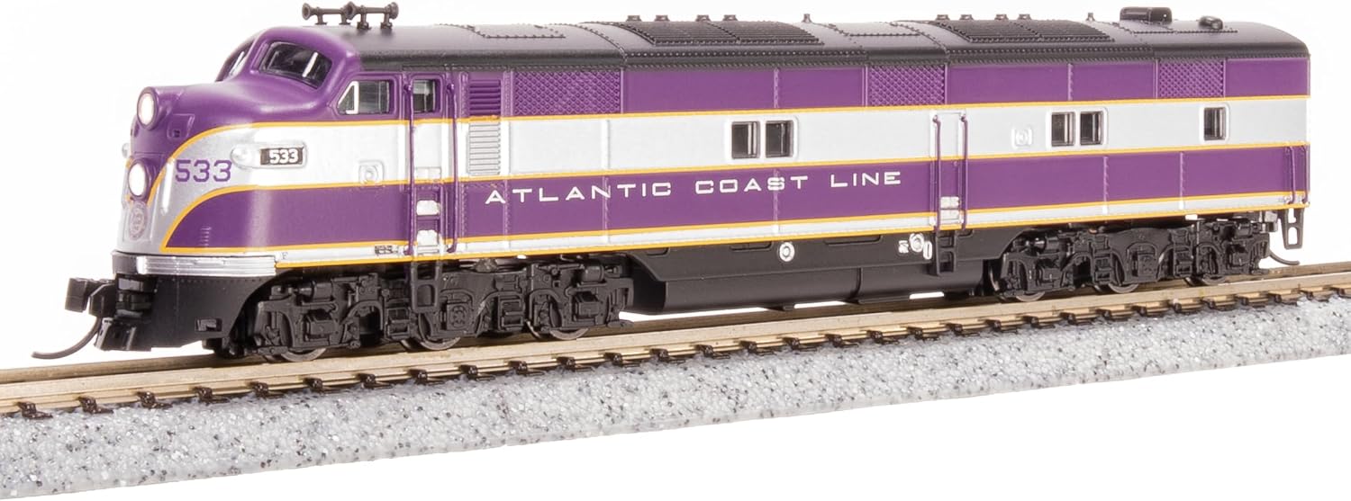 Broadway Limited 8761 EMD E7A, ACL 536, Purple & Silver, Paragon4 Sound/DC/DCC, N Scale
