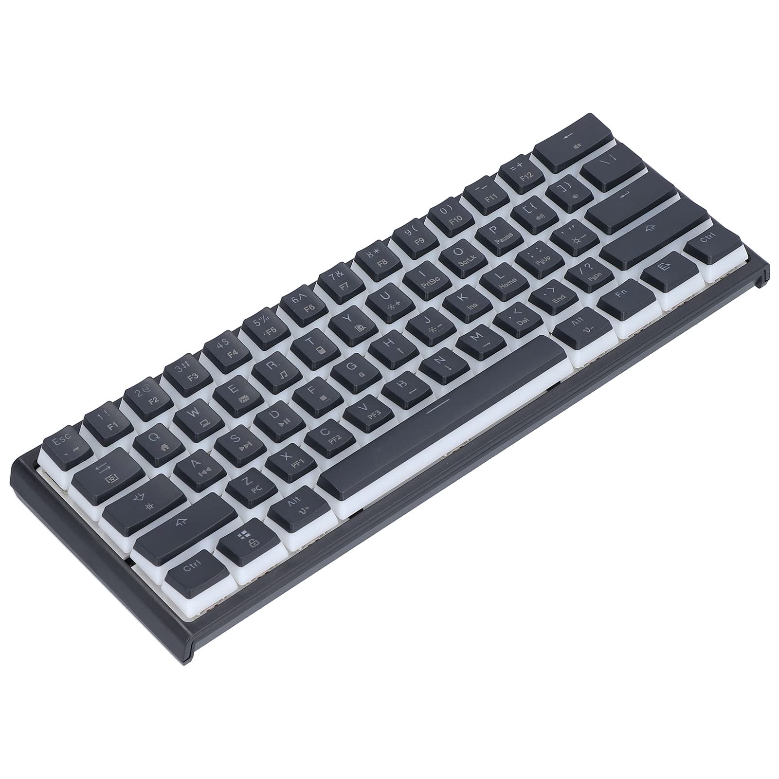 Klawiatura Mechaniczna Magic Refiner MK25 Śliczny Mały Rozmiar Trwały Przenośny do E-sportu i Graczy Komputerowych Biały (Czarny)