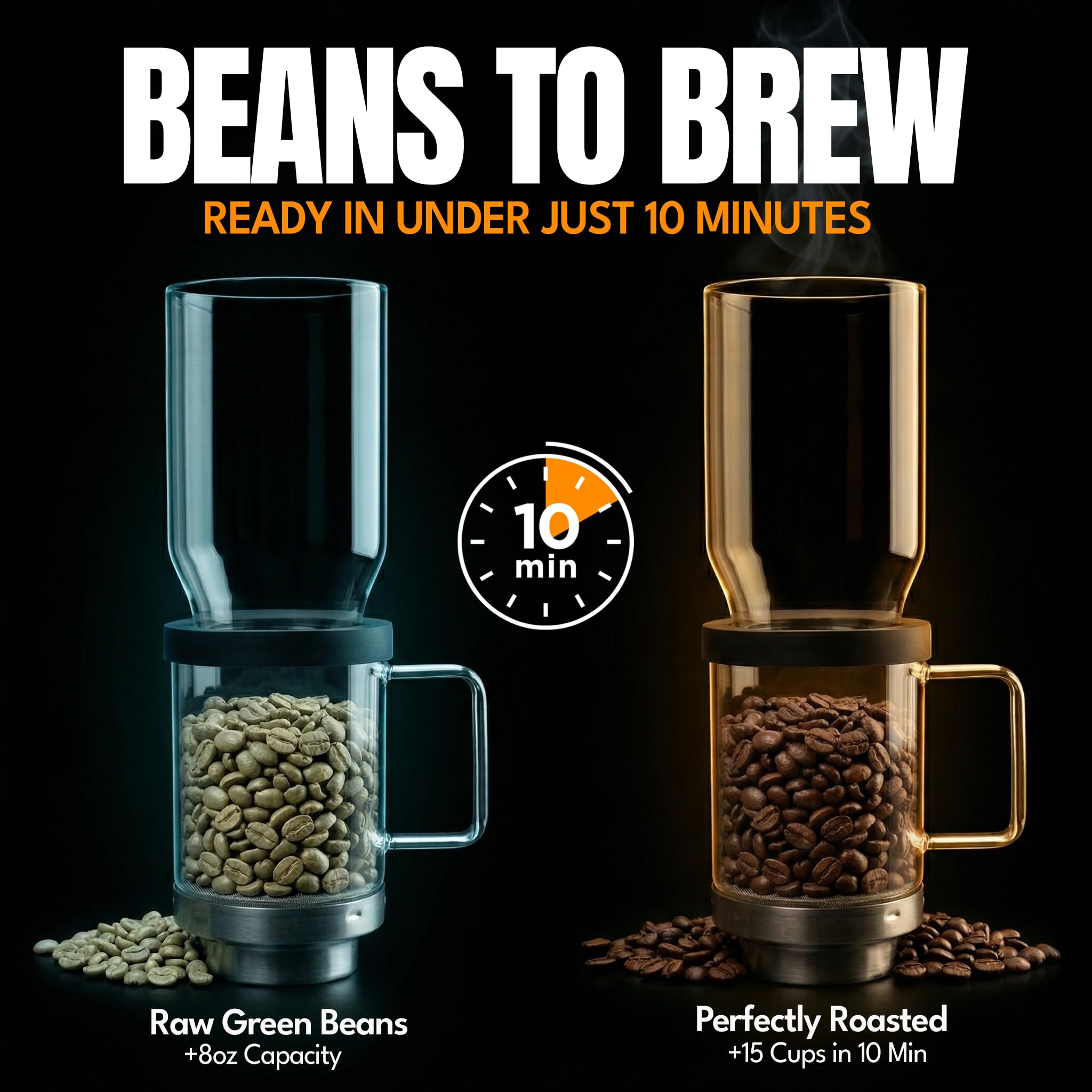 Torréfacteur à Café Fresh Roast SR800 – Bundle Avec Tube Et Refroidisseur, Quasi Neuf
