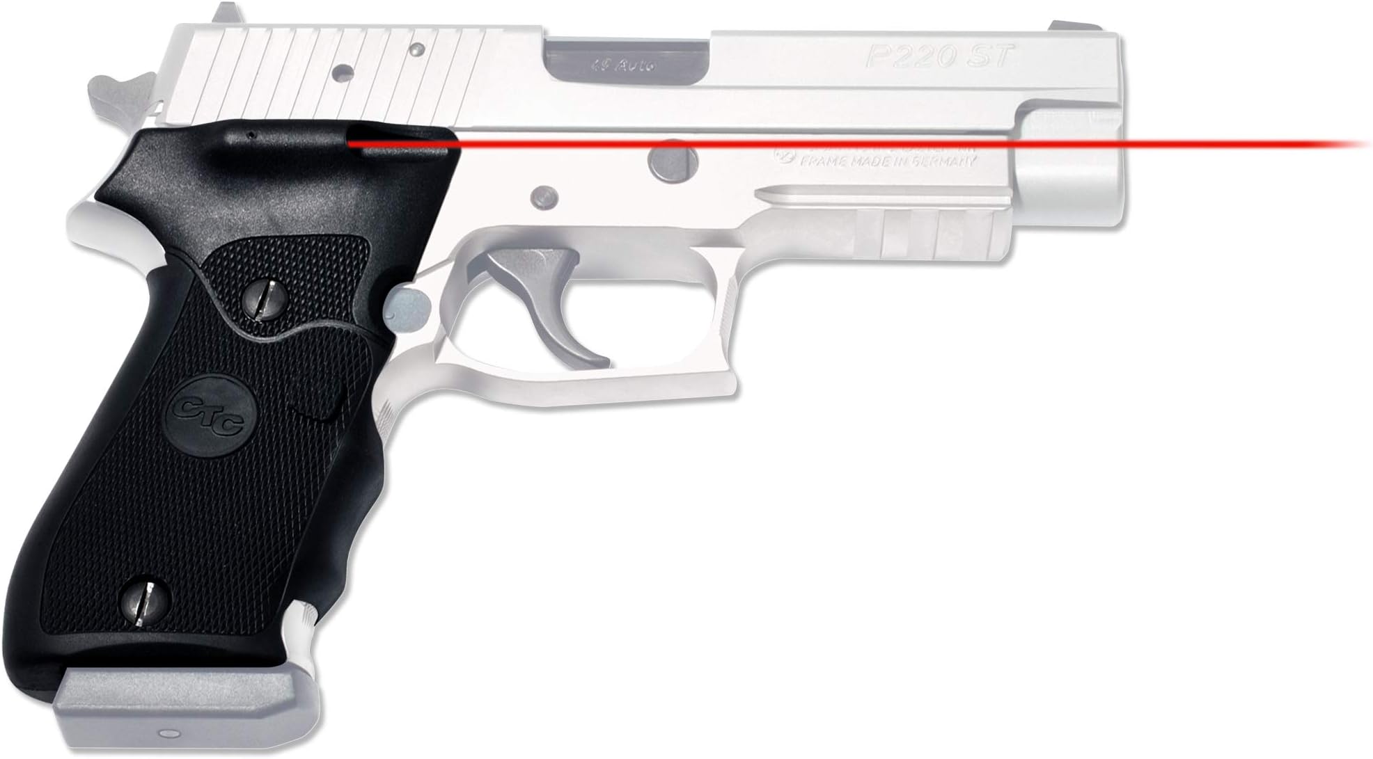 LG-320 Lasergrips Laser Sight with Heavy Duty Construction and Instinctive Activation for Sig Sauer P220, Defensive Shooting, CCW and Competition