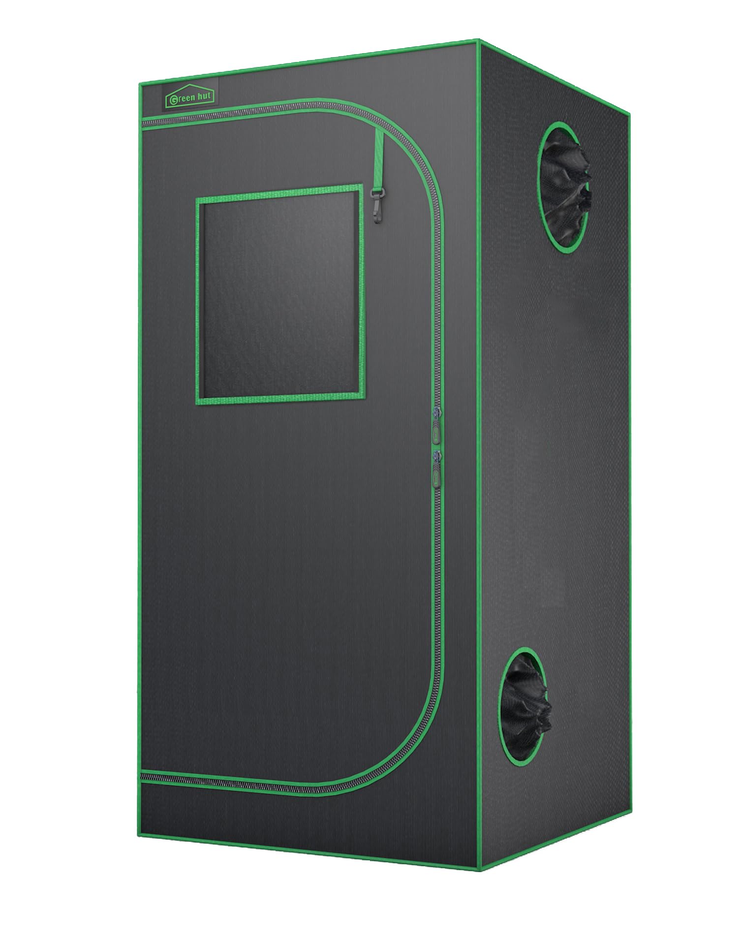 Grow Tent 32"x32"x63", High Reflective Mylar Dark Room with Observation Window, Removable Floor Tray and Tool Bag for Indoor  Growing 3'X3'