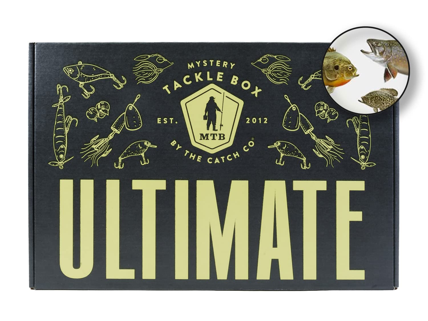 Catch Co Mystery Tackle Box Panfish & Trout Fishing Kit | Trout Fishing | Crappie | Bluegill | Perch | Sunfish | Panfish Fishing