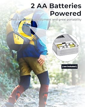 PRUNUS J161 NOAA Weather Radio AM FM, Battery Operated Radio for Power Outages, Transistor Radio with Best Reception,Stereo Earphone Jack, for Emergency,Hurricane, Storm, Running, Walking,Home