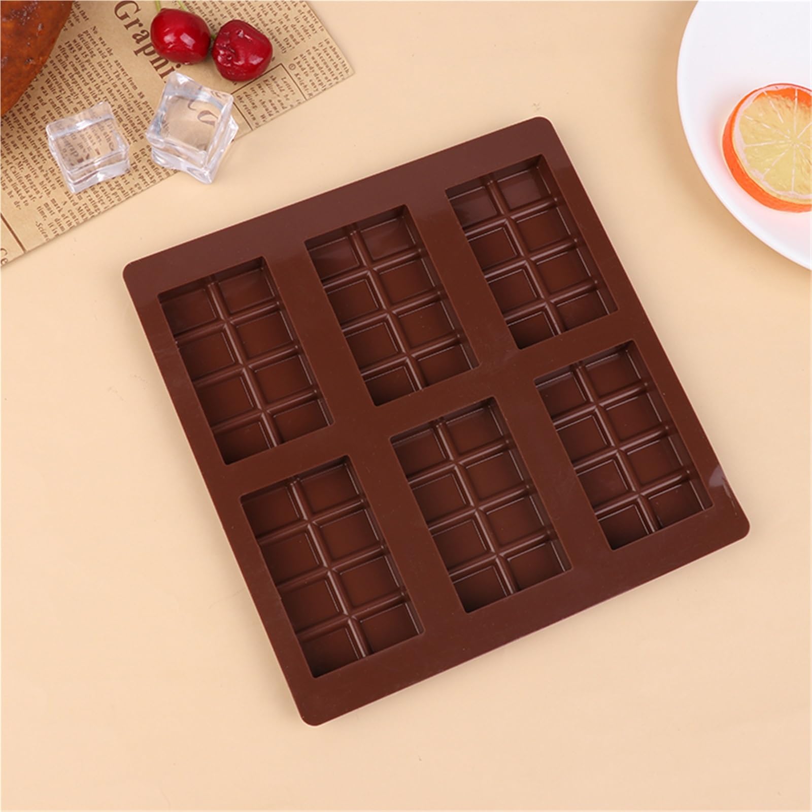 Stampo in silicone rettangolare da 3 pezzi, fai te, for barrette di cioccolato e caramelle, stampo proteico, for fusione cera, bomba grasso, snack, utensili cucina Per La Produzione Del Cioccolato