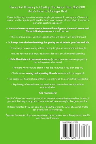 Miniatura 2 de Financial Literacy How to Gain Financial Intelligence, Financial Peace and Financial Independence. A Guide to Personal Finance in Your Twenties and