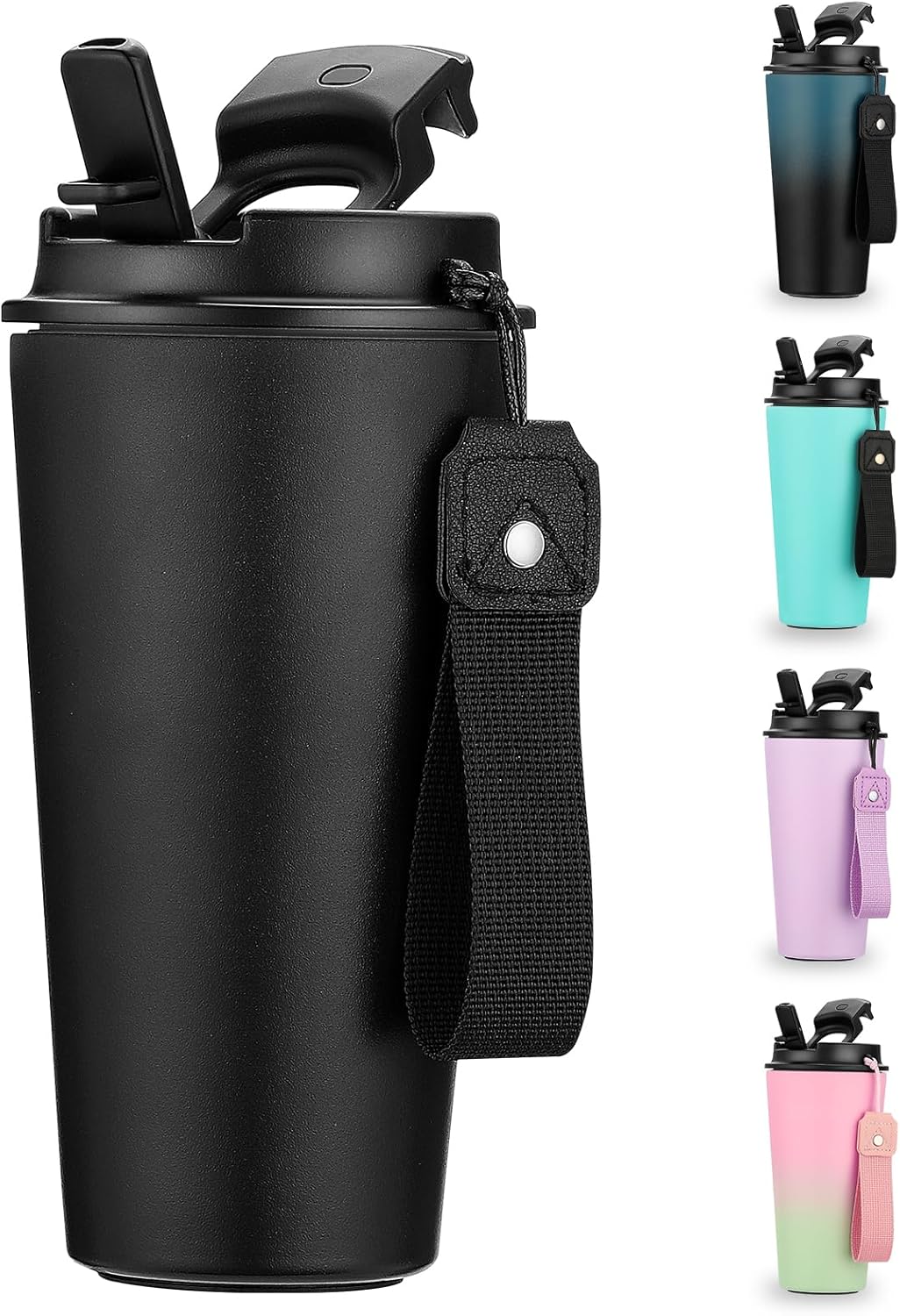 WEREWOLVES 16oz Insulated Coffee Mug with 2in1 Lid and