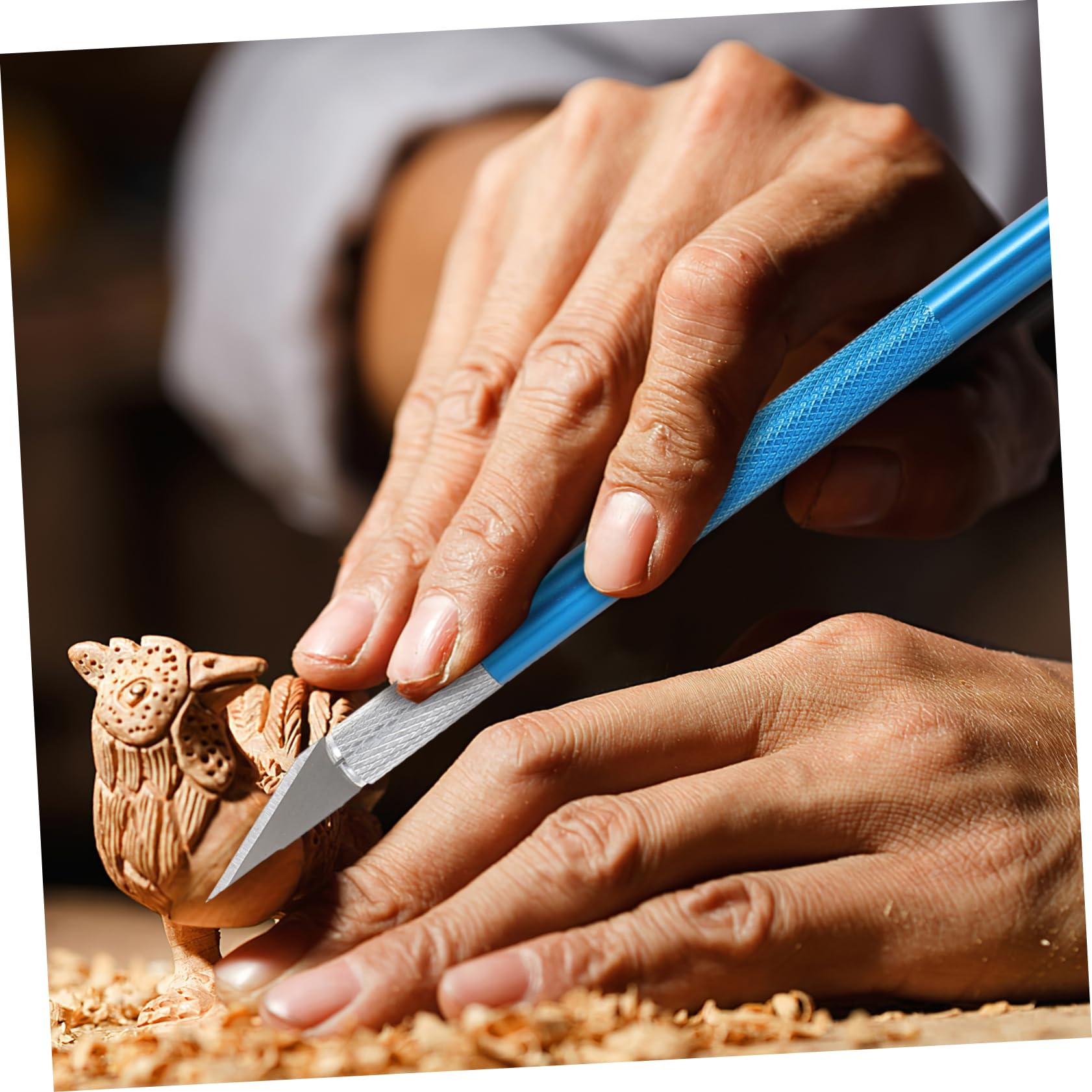 VILLCASE Craft Knife Set for Artists 4-piece Hobby Cutting Tool Precision Knife Blades for Woodworking Crafts