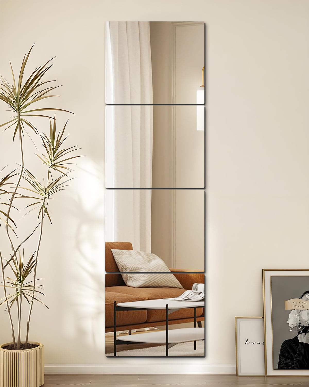 CQHVKQ Glass Mirror Tiles for Wall 14
