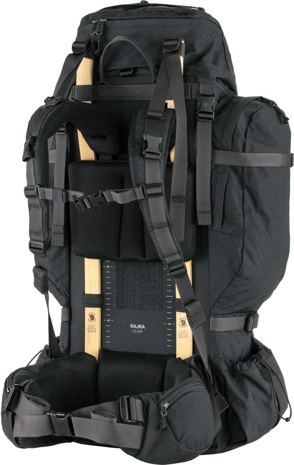 Fjallraven 24200025 Backpack Kajka 65 S/M, Coal Black, One Size