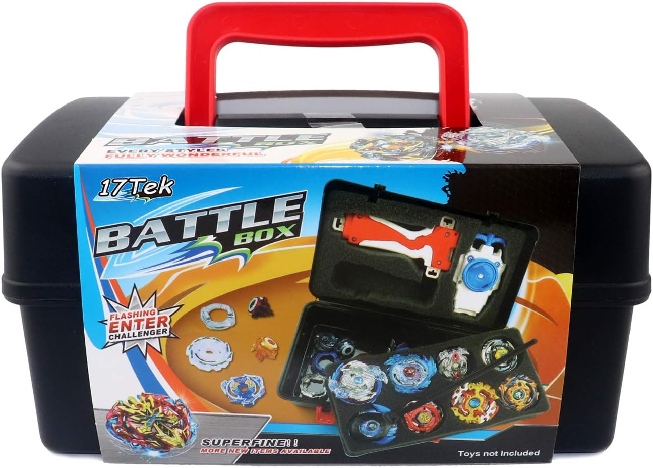 Battle Tops Empty Case, Storage Small Carrying Box for Beyblade Burst Battling Games (A-3039)