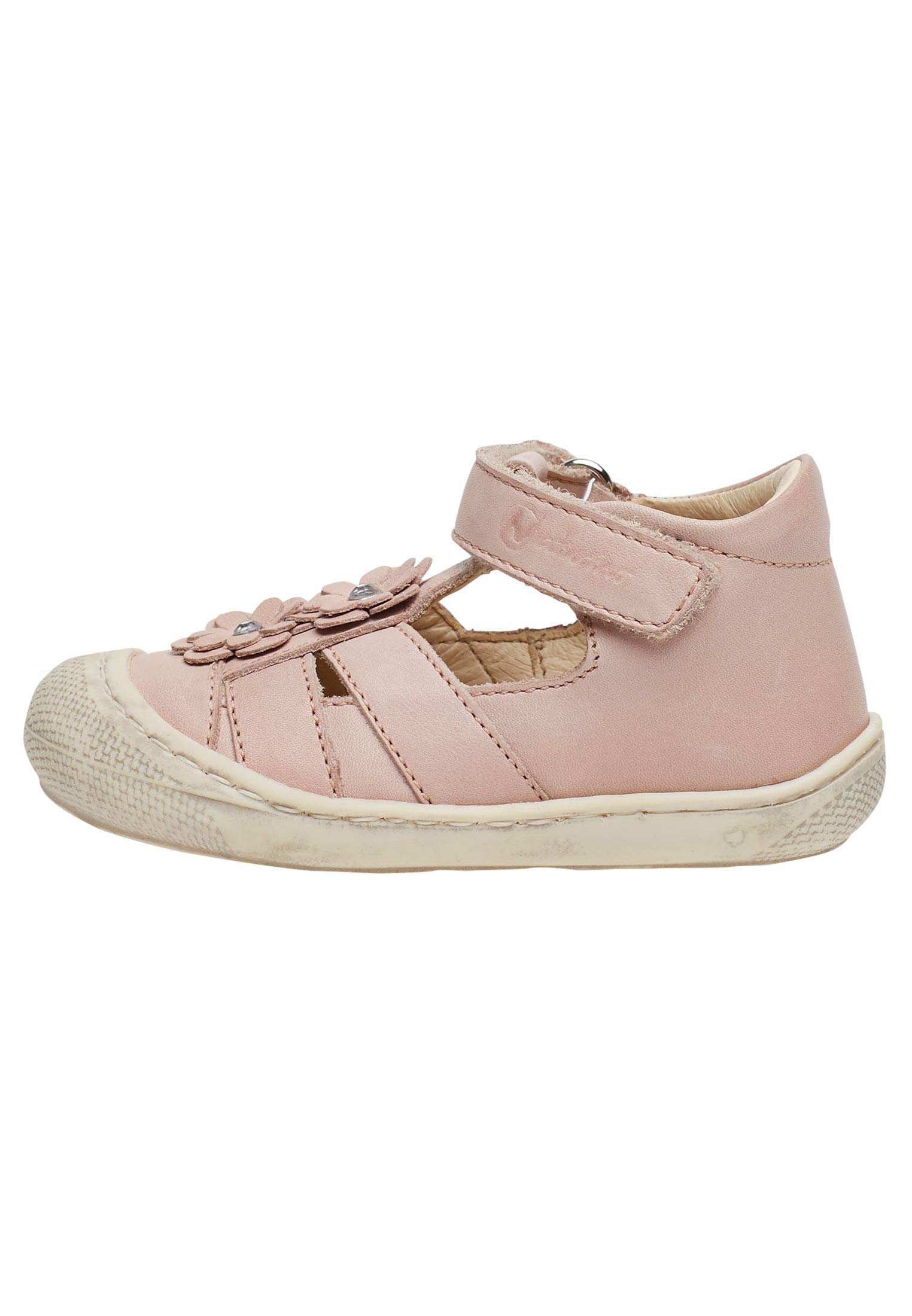 Naturino MAGGY-Appliqued Flowers Semi Closed Sandals, pink, 5 UK Child